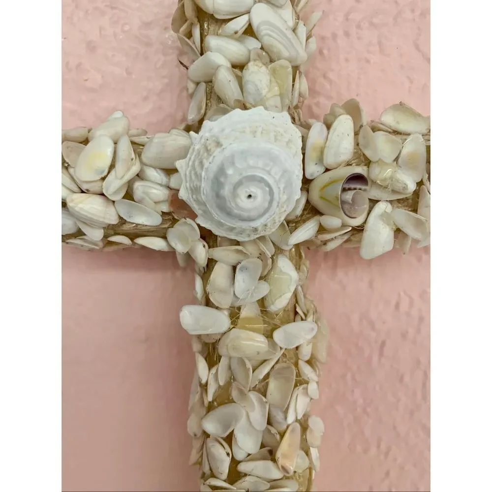 Cross Handmade with Shells #fairh